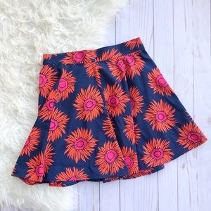 🌸Band of Gypsies bold sunflower print skirt